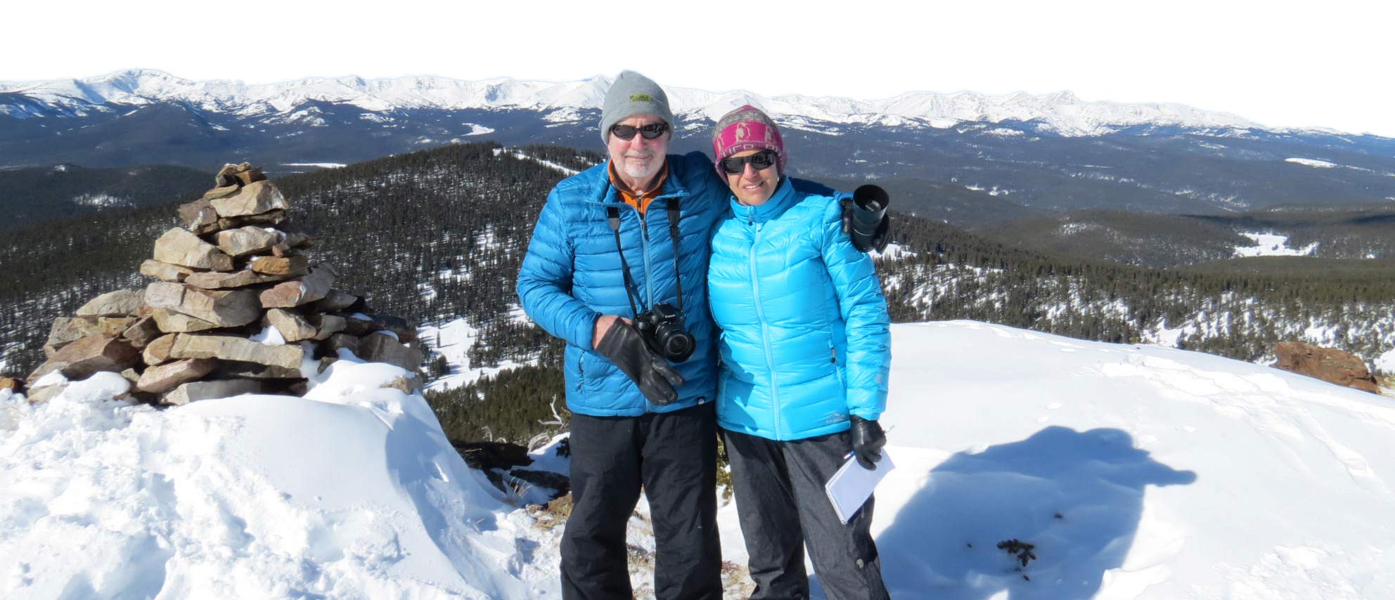 smiling couple on a scenic tour on chicago ridge