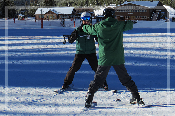 instructor and student