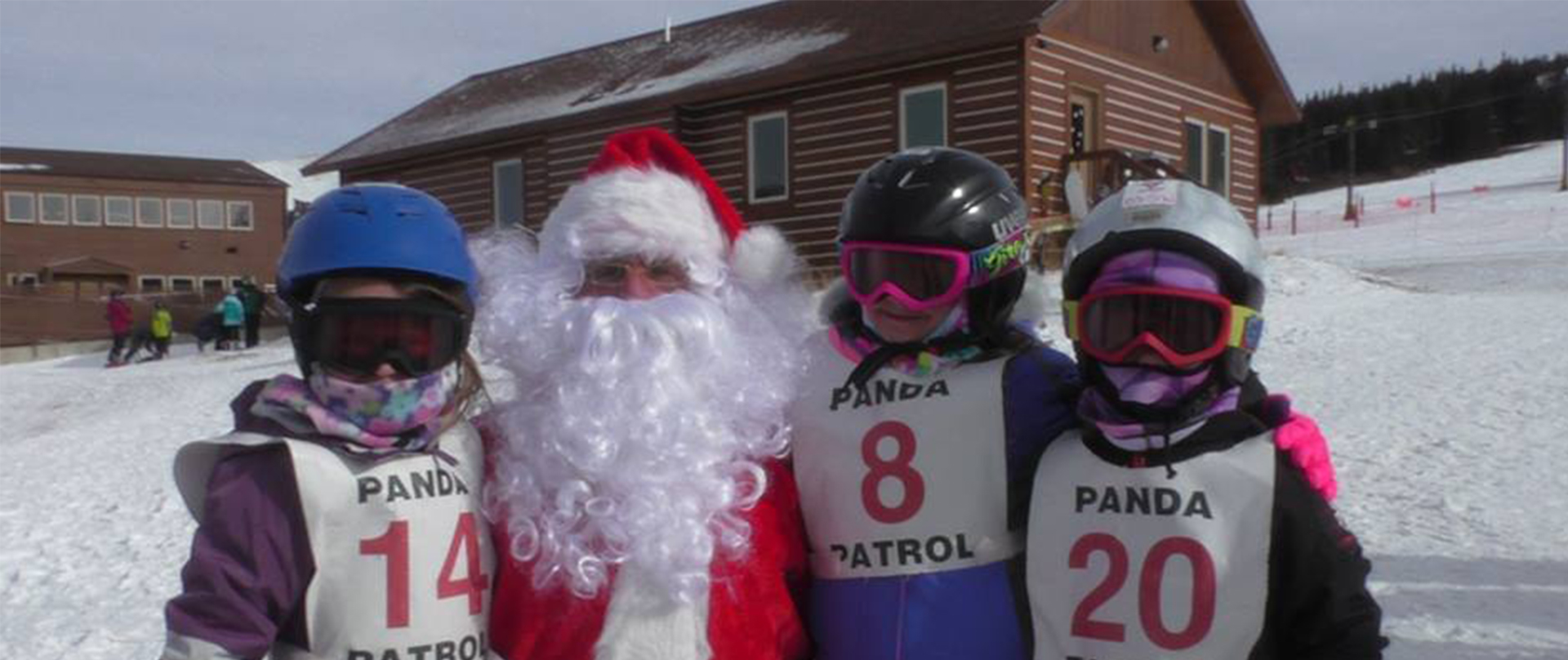 Santa and children