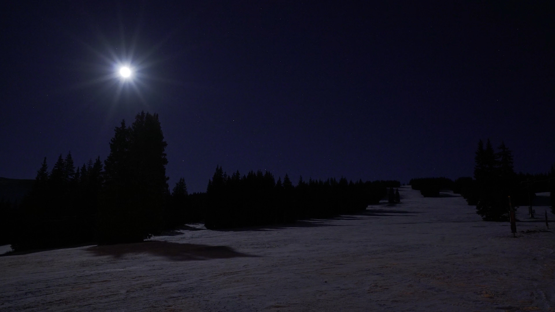 slope at night