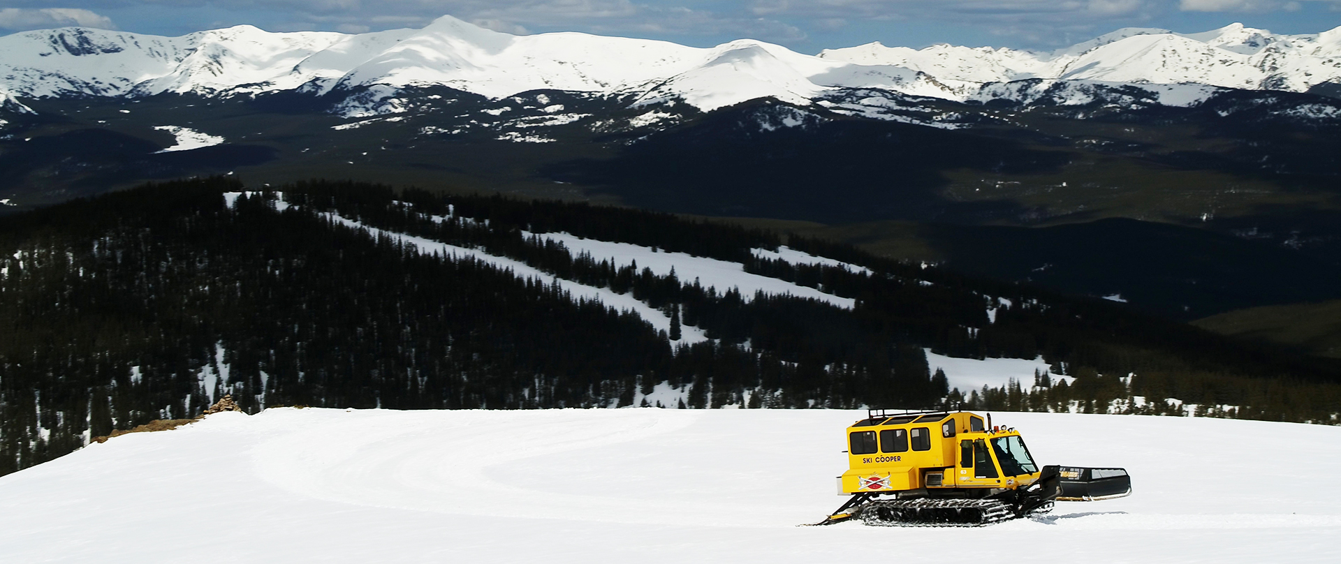 Snowcat on Chicago Ridge