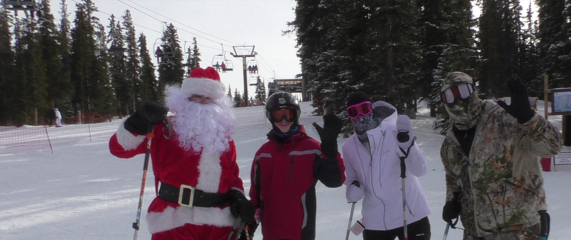 Santa and friends