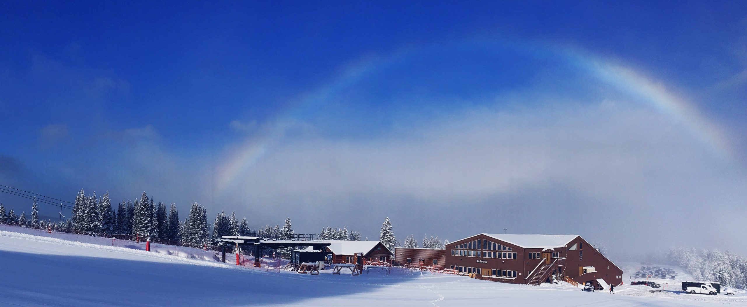 Rainbow over the Cooper Lodge