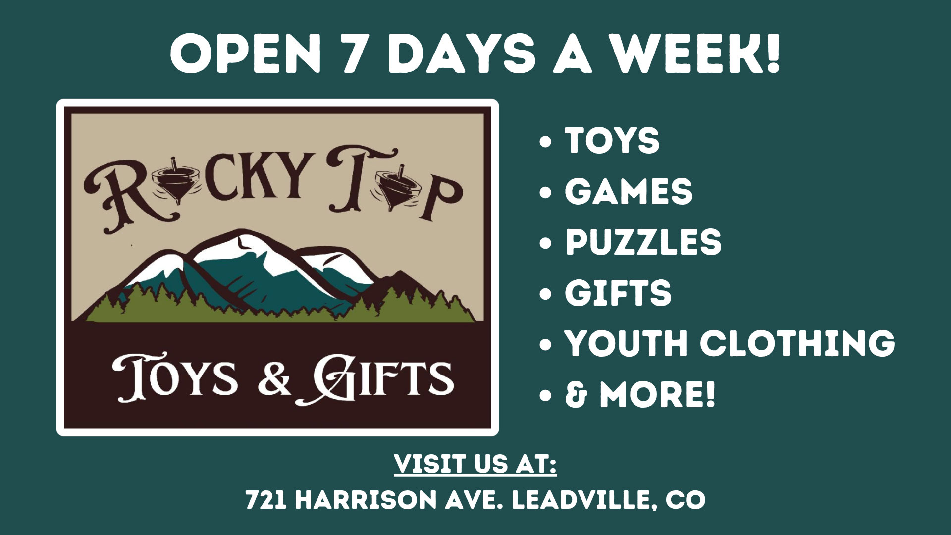 Rocky Top Toys and Gifts